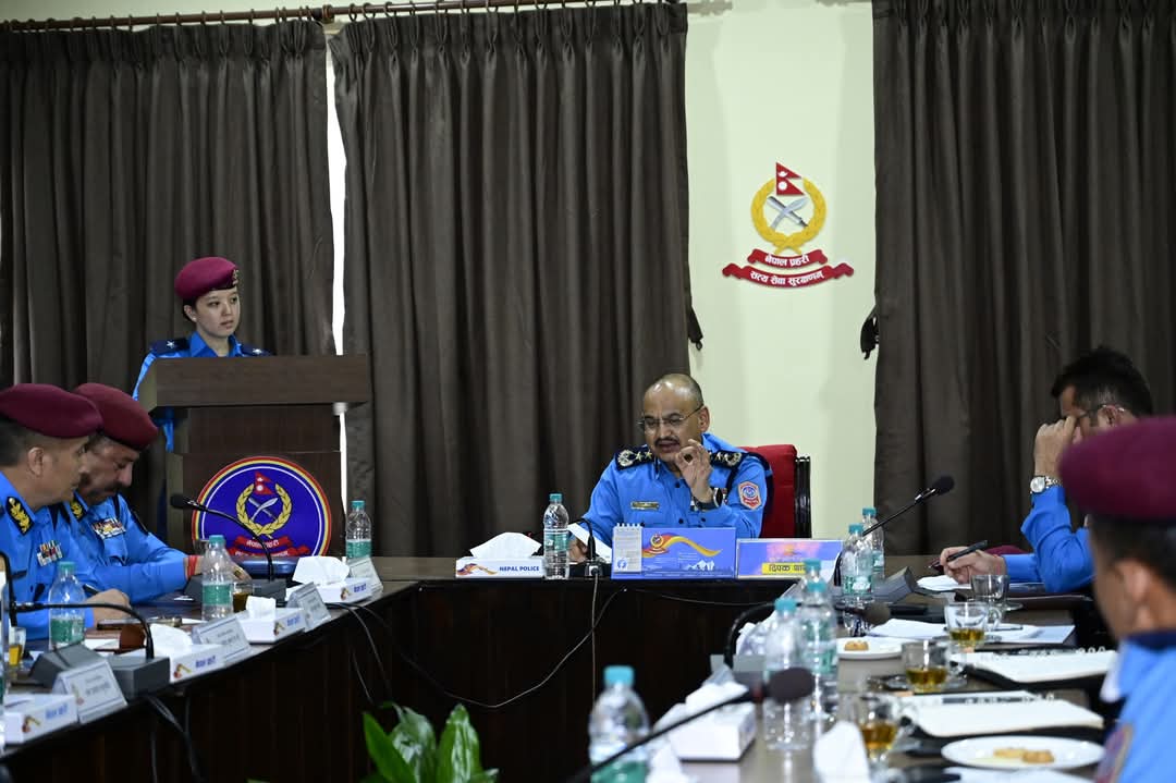 भरपर्दो सुरक्षा रणनीति तयार गरी प्रहरी परिचालन गर्नुपर्ने: प्रहरी महानिरीक्षक दिपक थापा।