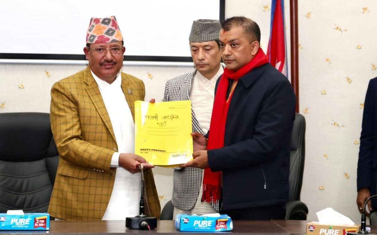 निर्वाचन आयोगले गगनकुमार थापा नेतृत्वको नेपाली कांग्रेसलाई आधिकारिकता दियो