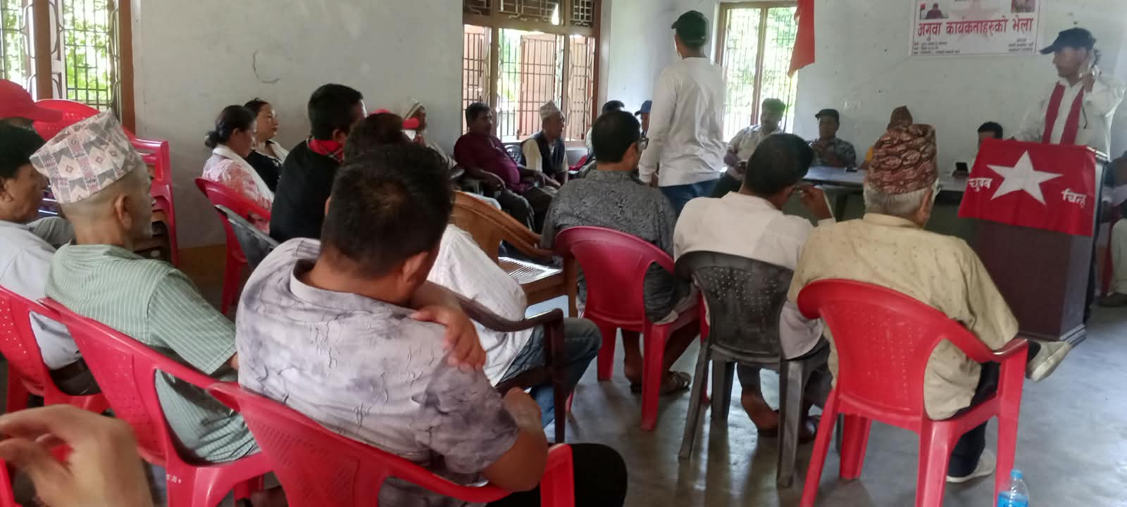 नेपाली कम्युनिस्ट पार्टी कानेपोखरी गाउँ समितिको अगुवा कार्यकर्ता भेला सम्पन्न ।