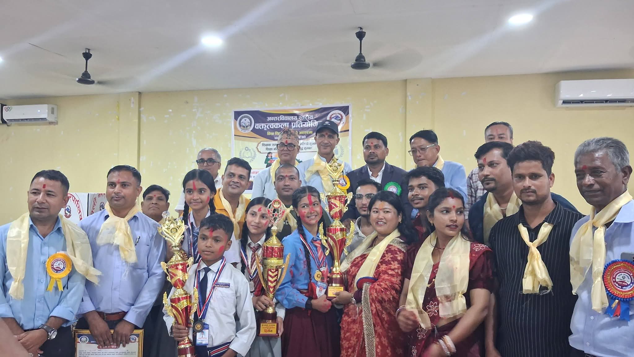 रङ्गेलीमा अन्तरविद्यालयस्तरीय वक्तृत्वकला प्रतियोगिता सम्पन्न